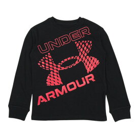 アンダーアーマー（UNDER ARMOUR）（キッズ）スーパービッグロゴ 長袖 Tシャツ 1388278 001