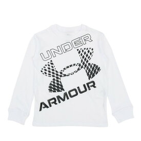 アンダーアーマー（UNDER ARMOUR）（キッズ）スーパービッグロゴ 長袖 Tシャツ 1388278 100