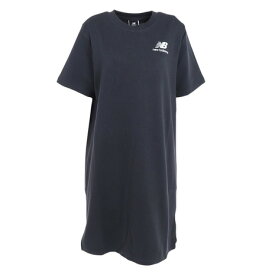 ニューバランス（new balance）（レディース）半袖Tシャツ レディース Essentials スタックドロゴ ドレス WD31502BK