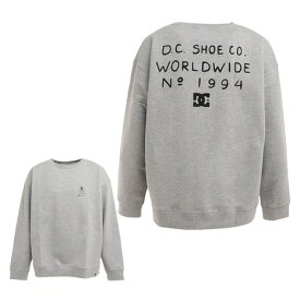 ディーシーシューズ（DC SHOES）（メンズ）BROKEN DECK CREW トレーナー 22FWDPO224103YGRY