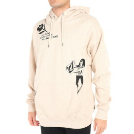 ボルコム（Volcom）（メンズ）FEATURED ARTIST BOB MOLLEMA PULLOVER HOODIE WHITECAP GREY 22 A4132209 WCG