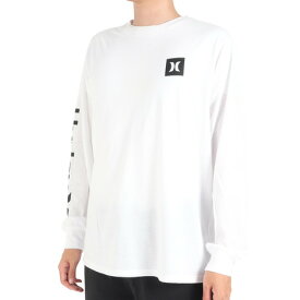 ハーレー（HURLEY）（メンズ）カットソー 長袖 ホワイト 白 SLEEVE LOGO 長袖Tシャツ MLS2312031-WHT