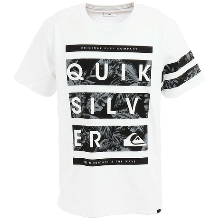 楽天市場 クイックシルバー Quiksilver Tシャツ メンズ 半袖 ロゴプリント 1ty 02 sp Qst1601 Ywht カットソー メンズ Supersportsxebio楽天市場支店