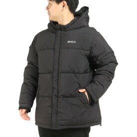 ルーカ（RVCA）（メンズ）VISOR HOODED PUFFER JACKETジャケット BC042776 BLK アウター コート 冬 あったか