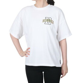 ディーシーシューズ（DC SHOES）（レディース）22 WS COLLEGE CROPPED 半袖Tシャツ 22SPLST221308WHT