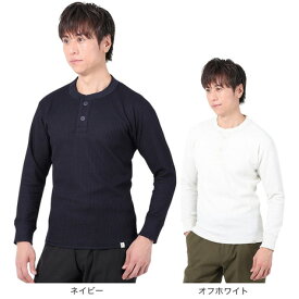 エルケクス（ELKEX）（メンズ）長袖Tシャツ ワッフルヘンリー EKM3FA0003