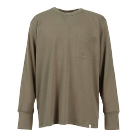 エルケクス（ELKEX）（メンズ）MUJI SOFT クルーネック長袖Tシャツ EKM5FA0001 KHK