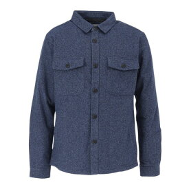 【20％OFFクーポン対象！2/11まで】エルケクス（ELKEX）（メンズ）PADDING 長袖シャツ ジャケット EKM5FA0006 IBLU