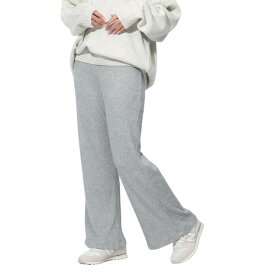 エルケクス（ELKEX）（レディース）リブ ワイドパンツ EKL4FA0021 MGRY