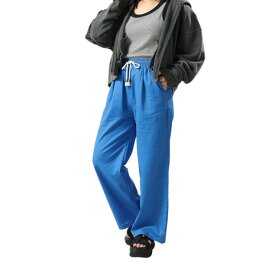 エルケクス（ELKEX）（レディース）リラックスリネンパンツ EKL6S10018 BLUE