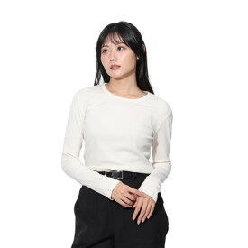 エルケクス（ELKEX）（レディース）長袖 クルーネックシャツ EKL4FA0019 OWHT