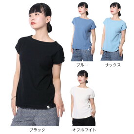 エルケクス（ELKEX）（レディース）F/S WAFFLE BOAT NECK 半袖Tシャツ EKL4S10017