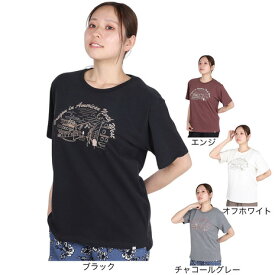 エルケクス（ELKEX）（レディース）半袖Tシャツ EMBROIDERY ワイド EKL5S10041