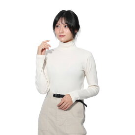 エルケクス（ELKEX）（レディース）長袖 タートルネックTシャツ EKL4FA0020 OWHT