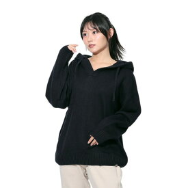 エルケクス（ELKEX）（レディース）ニット フル フーディー EKL4FA0024 NVY