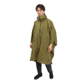 キウ（Kiu）（メンズ、レディース）レインポンチョ 2ND K405-906 カーキ