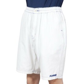 エクストララージ（XLARGE）（メンズ）CONTRAST STITCH EASY SHORT PANTS 101222031014-WHITE