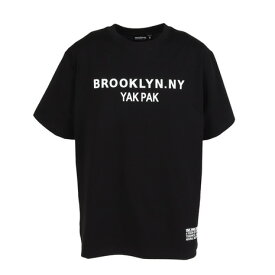 ヤックパック（YAK PAK）（メンズ）BROOKLYN 半袖Tシャツ YAK-APL-261005 BLK