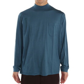 エルケクス（ELKEX）（メンズ）長袖Tシャツ メンズ メリノウール モックネック EKM1FA3121 ウール100%
