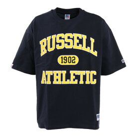 ラッセル（RUSSELL）（メンズ）PRO USA カレッジ半袖Tシャツ RBM22S0001 NVY