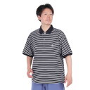 エクストララージ（XLARGE）（メンズ）CROWN STRIPED ポロシャツ 101242013001-BLACK