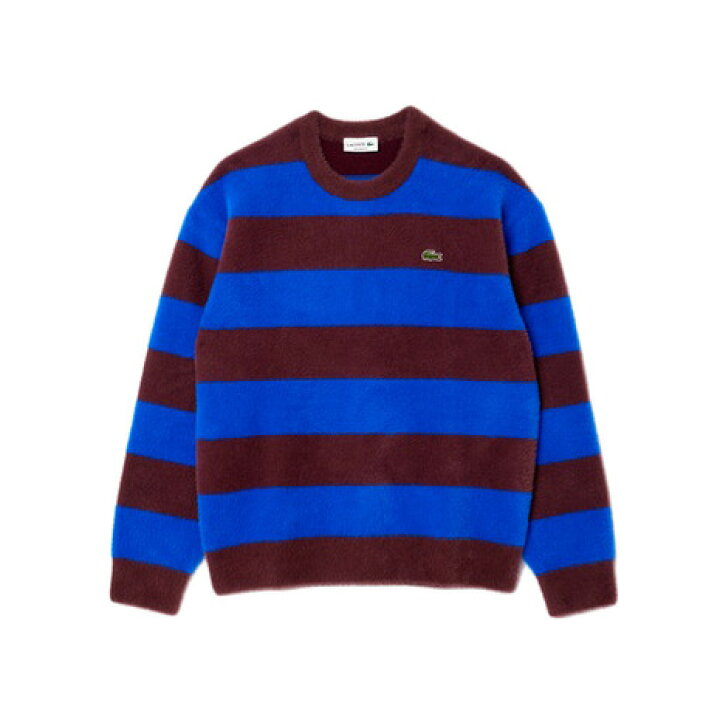 楽天市場】ラコステ（LACOSTE）（メンズ）ボーダーシャギーニット 