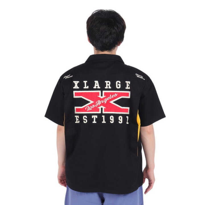 楽天市場】エクストララージ（XLARGE）（メンズ）LOGO WORK 半袖シャツ 