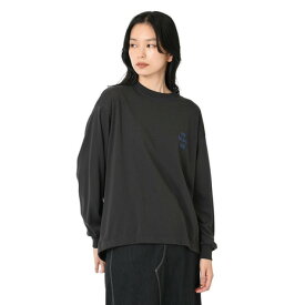 ニューバランス（new balance）（メンズ、レディース）クロップド ロングスリーブTシャツ AWT55654BLK