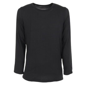 クー（Coo.）（キッズ）ジュニア ヒートクロス 薄手 長袖クルーネックアンダーシャツ 893CO3ES0029 BLK 防寒