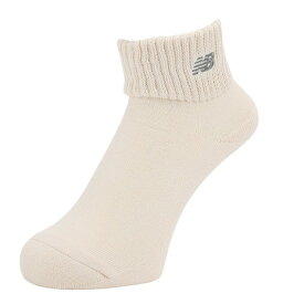 ニューバランス（new balance）（メンズ、レディース）ソール コンフォート ショートソックス LAS45748GIE アイボリー