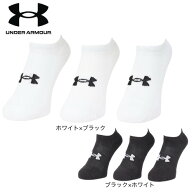 アンダーアーマー（UNDER ARMOUR）（メンズ、レディース）レーニング コットン ノーショー ソックス 3足…