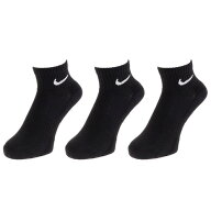 ナイキ（NIKE）（メンズ、レディース）靴下 エブリデイ クッションド アンクル ソックス 3足組 黒 21cm-2…