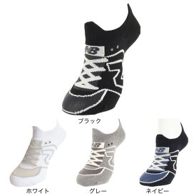 ニューバランス（new balance）（メンズ、レディース）スニーカー柄ソックス LAS35700