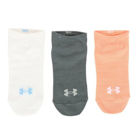 アンダーアーマー（UNDER ARMOUR）（レディース）ノーショー ソックス 3足組 1359233 963