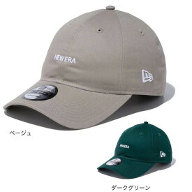 ニューエラ（NEW ERA）（メンズ、レディース）9THIRTY NEW ERA ミニロゴ ノンウォッシュコットン 13552101 13552102 帽子