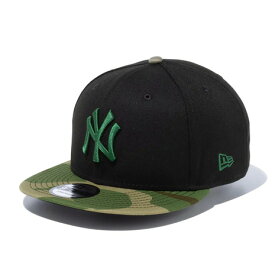 ニューエラ（NEW ERA）（メンズ、レディース）キャップ 9FIFTY ニューヨーク・ヤンキース ウッドランドカモバイザー 13562090 MLB 帽子