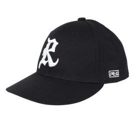ライズ（RYZ）（メンズ、レディース）POINTED-R ロゴキャップ RZ20ST24SS0038 BLK 大きいサイズ