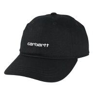 カーハート（CARHARTT）（メンズ）CANVAS SCRIPT キャップ I0288760D2XX24FW フリーサイズ 黒 帽子