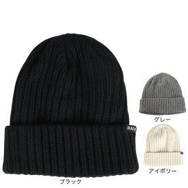 エルケクス（ELKEX）（メンズ、レディース）ニットキャップ ボリュームリブカフワッチ EKM5FA0032 ニット帽 防寒 寒さ対策