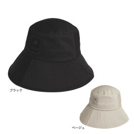 アディダス（adidas）（レディース）帽子 UV バケットハット M-Lサイズ KCE32 バケハ UVカット 紫外線対策 速乾 シンプル おしゃれ 運動会 園芸