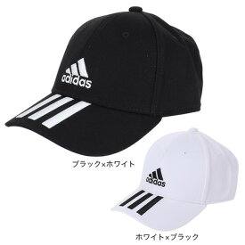 アディダス（adidas）（キッズ）ベースボール 3ストライプス ツイル キャップ GNS09 帽子