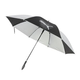 プーマ（PUMA）（メンズ）傘 晴雨兼用SV 張り分け 70cm JP 傘 PBP73JP70 BK 紫外線対策 遮光 軽量 反射素材 ロゴ シンプル 学生 ジャンプ傘 長傘