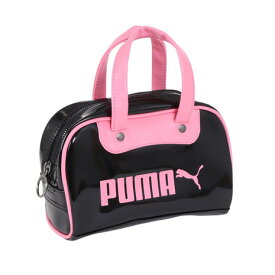 プーマ（PUMA）（メンズ、レディース、キッズ）ハンドバッグ CLASSICS MINI グリップ 小型ボストンバッグ 黒 2.5L 09106301 ミニバッグ 手持ち 手提げ