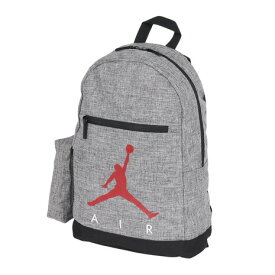 ジョーダン（JORDAN）（メンズ、レディース）リュック AIR SCHOOL バックパック グレー 17L 9B0503-GEH デイバッグ ポーチ付き