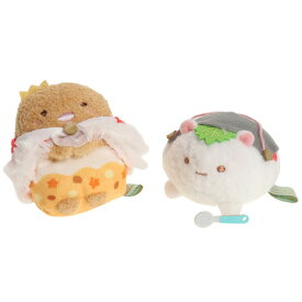 【10万ptバック！要エントリー＆抽選★8/20-31限定】すみっコぐらし（Sumikkogurashi）（メンズ、レディース、キッズ）てのりぬいぐるみセット とんかつ(カレー王子)&こめポニー(ひやごはん) MF92701