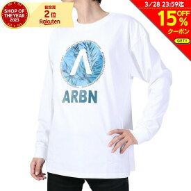 【15%OFFクーポン対象！3/28まで】エーアールビーエヌ（ARBN）（メンズ）長袖コットンTシャツ 03 AB2024SSMAPP093WHT