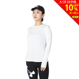 アンダーアーマー（UNDER ARMOUR）（レディース）テック ロングスリーブTシャツ 1384937 100