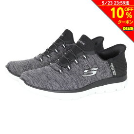 【10%OFFクーポン対象！5/23まで】スケッチャーズ（SKECHERS）（レディース）カジュアルシューズ スリップインズ サミッツ ダズリング ヘイズ 149937W-BKW