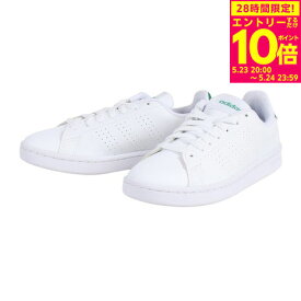 アディダス（adidas）（メンズ）メンズ スニーカー 白 アドバンコート U ホワイト グリーン GZ5300