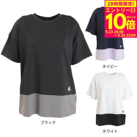 アディダス（adidas）（レディース）半袖シャツ レディース シーズナル カラーブロック BUJ56-IA5194 IA5195 IA5197